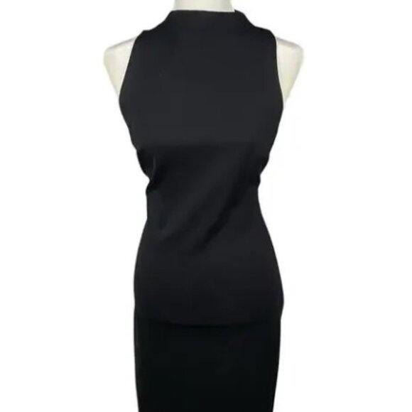 Aritzia Babaton Matheson Dress Womens Sz 6 Bodycon Sleeveless Ponte Knit Stretch - Picture 1 of 8